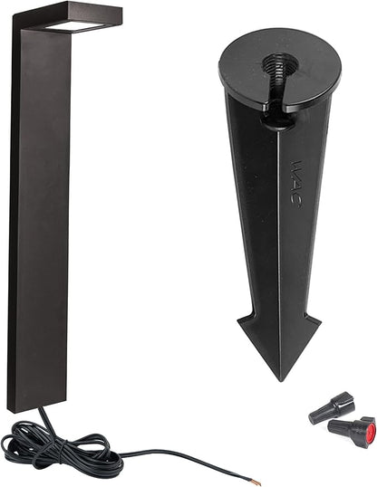 WAC Landscape Lighting, Ledge LED 12V Path and Area Light 2700K Warm Built-in LED in Black