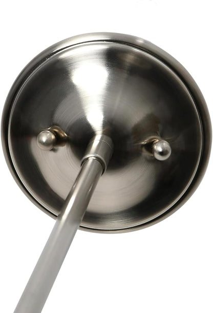Presley - Caged Dome Metal Ceiling Light, Brushed Nickel and Matte Black
