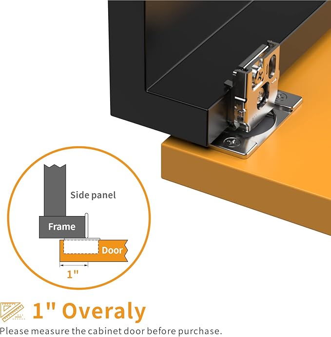 Chibery 60 Pack 1" Overlay 3D Soft Close Concealed Hinge for Face Frame Door, Smooth Slow Self Closing Hinges, Satin Nickel, Hidden 105° Open Angle Stainless Steel Hinge for Kitchen Cabinet Door
