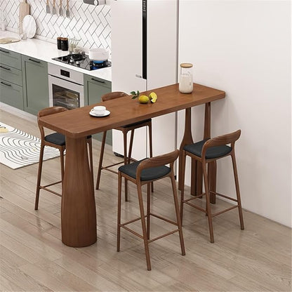 Pub Tables Creative Wooden Bar Table Home Island Table Living Room Partition Rectangular High Top Table Counter Table(Small)