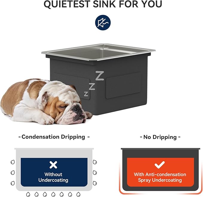 Lordear 12 Inch Undermount Bar Sink Workstation 16 Gauge T304 12 x 15 Stainless Steel Bar Kitchen Prep Single Bowl Small Kitchen Sink with Cutting Board