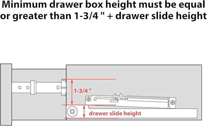 homdiy 5 Pair (10 Pack) Soft Close Adapter for Drawers, Soft Device for Wood Drawer, Retrofit Drawer Adapter