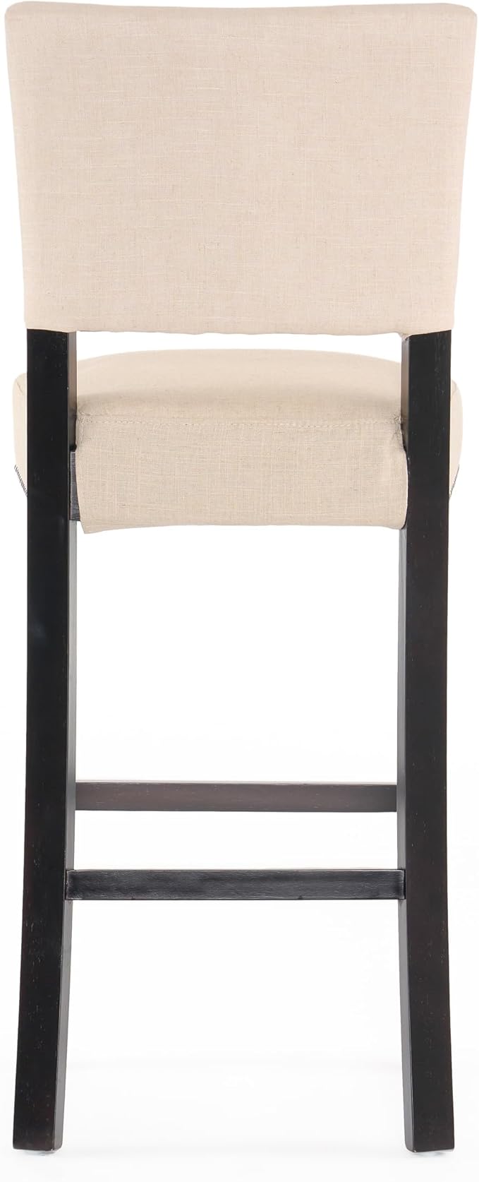 GOWE Barstools with Rivet Decoration Set of 2, Wood Frame,Fabric Sponge Cushion and Upholstered Barstools, Bar Chairs for Kitchen Island,Bedroom,Dining Room.
