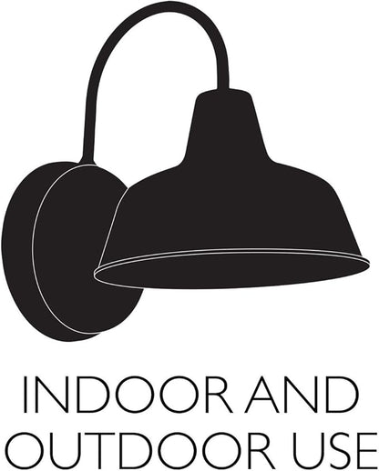 Design House 516732 Monterey Industrial Modern 1-Light Indoor/Outdoor Wall Mount with Metal Shade for Porch Entryway Barn, Oil Rubbed Bronze
