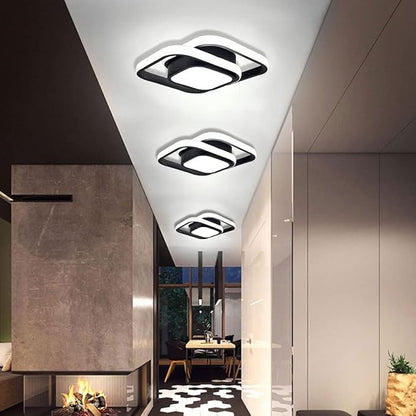 Motion Sensor LED Ceiling Light Indoor, 36W Cool White Mount Motion Activated Light Fixture Modern Flush Mount Ceiling lamp for Closet Laundry Bathroom Hallway Stair Porch Basement. (2pack)