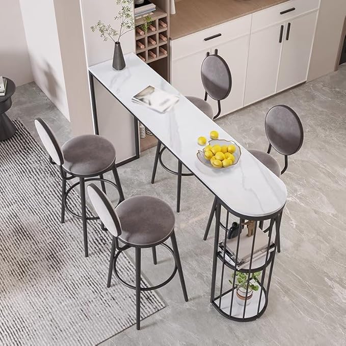 Dining Chairs Bar Stools, Suitable for Home Kitchen Island, Counter for Cafe, Height Bar Stools
