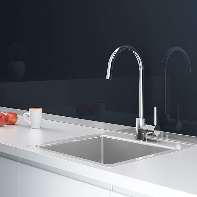 YSSOA Top-Mount Workstation Kitchen Sink, 20 Gauge Single Bowl Stainless Steel with 3 Accessories (Sink + Bottom Grid + Drain), 15-Inch, Silver