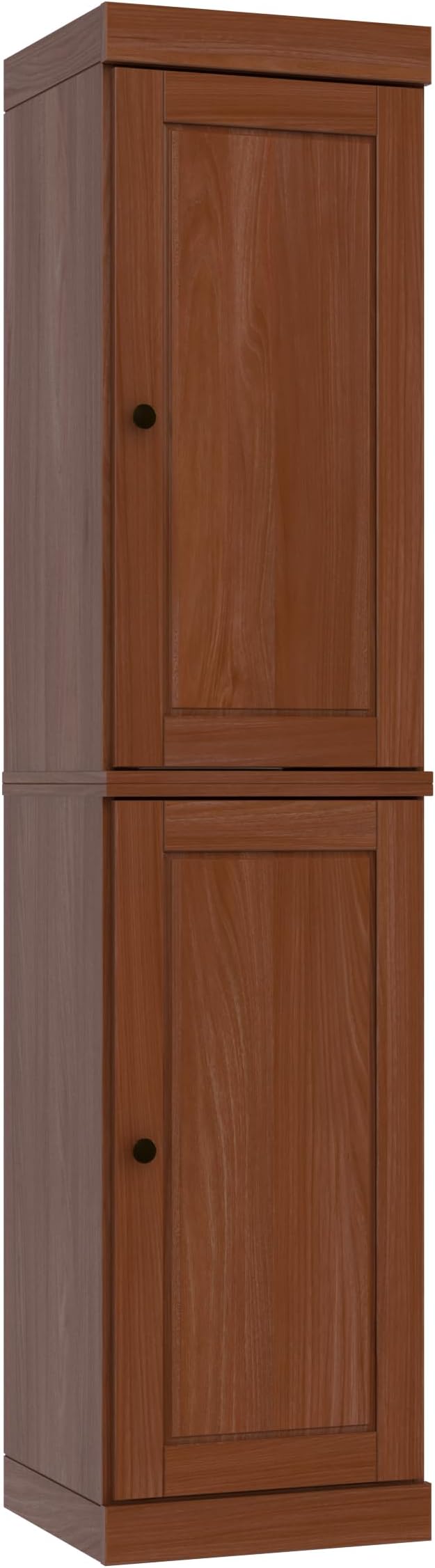 Palace Imports Solid Wood Pantry Cabinet - Tall Narrow Storage Cabinet with Raised Panel Doors - 16.5" W x 71.5" H - Mocha, Kitchen Cupboard, Adjustable Shelves, 100% Eco-Friendly Wood, Modular