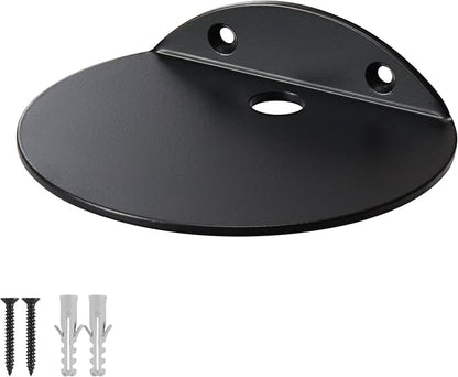 Small Wall Shelf,3.0mm Aluminum Alloy Small Floating Shelf,for Bathroom, Bedroom, Living Room, Kitchen,Office(Black 5.7 in)