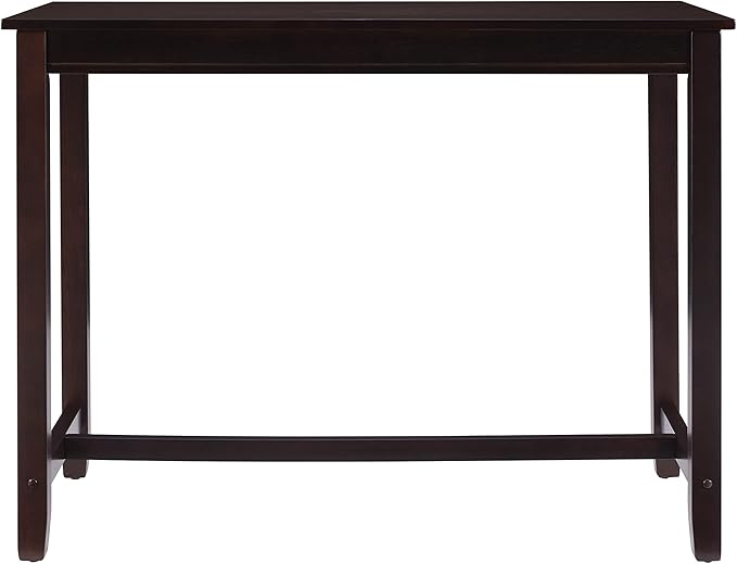 Linon 36 inch Height Pub Claridge Table, Walnut Counter