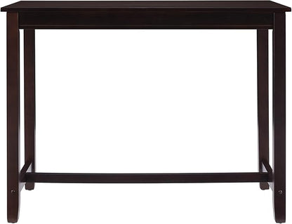 Linon 36 inch Height Pub Claridge Table, Walnut Counter