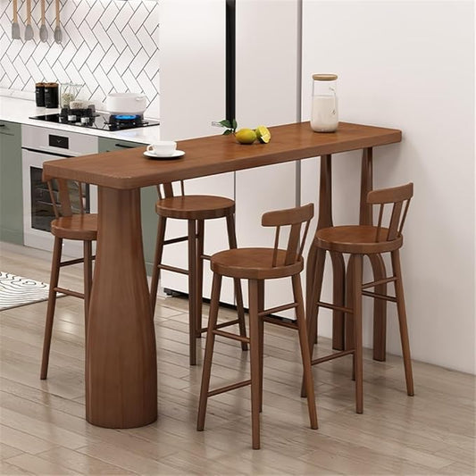 Pub Tables Creative Wooden Bar Table Home Island Table Living Room Partition Rectangular High Top Table Counter Table(XL)