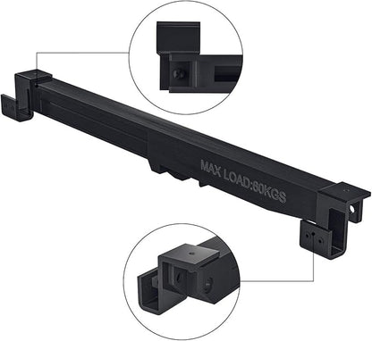 SMARTSTANDARD Barn Door Soft Close Kit, Matching 88-132 Pounds Single Door, Equipped with Spring Buffer Damper, Upgrade Hole-Free Version, 2PCS