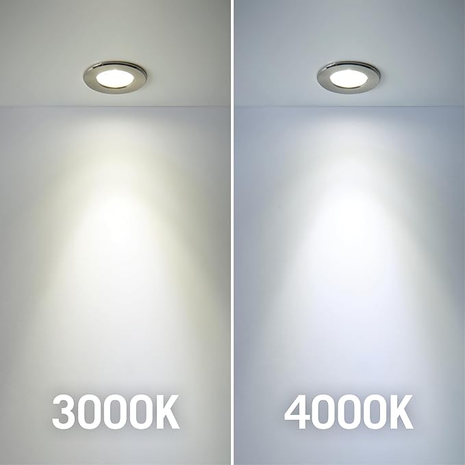 Armacost Lighting 221125 Recessed Mini Integrated LED Puck Lights, Bright White (4000K) (Series 1)