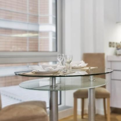 Glass Table Top: 48 inch Round 1/4 inch Thick Flat Polished Tempered