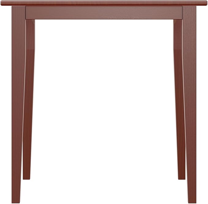 Winsome Groveland Wooden Square Dining Table, 29" in Walnut, Practical & Elegant Table for Eating, Study, Work, Sturdy Furniture for Kitchen, Dining Room, Office, Entryway