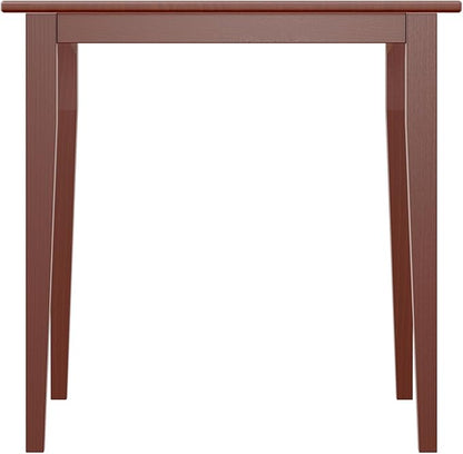 Winsome Groveland Wooden Square Dining Table, 29" in Walnut, Practical & Elegant Table for Eating, Study, Work, Sturdy Furniture for Kitchen, Dining Room, Office, Entryway