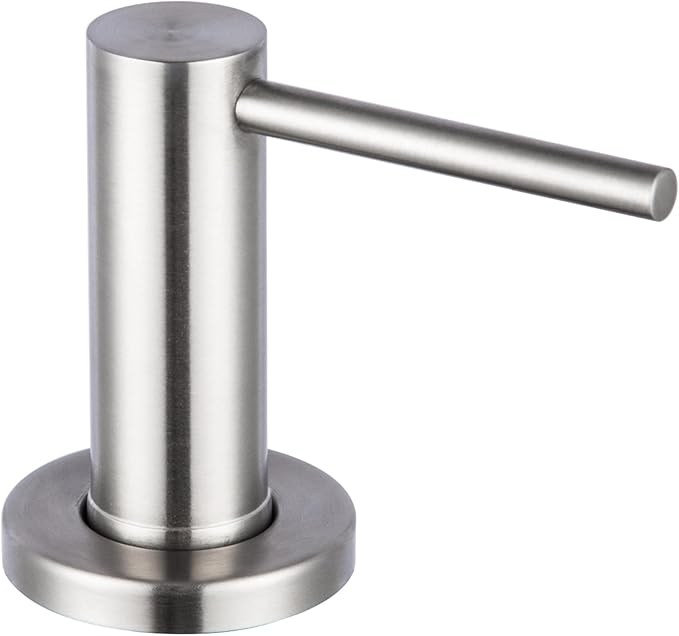 Soap Dispenser for Kitchen Sink Polished Chrome GAPPO Stainless Steel Countertop Pump Hand Lotion Built in Bottlend Lotion Built in Bottle