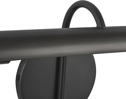 Alora WV316501VBMS Astrid Vanity, LED, Metal Shade/Vintage Brass