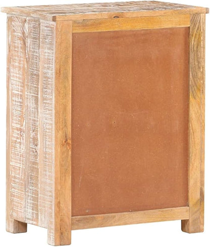 Floor Standing Kitchen Cupboard, for Dining Room, Living Room, Bedroom, Sideboard Side Cabinet Storage Home Organizer Wooden, 24"x13.8"x29.9" Rough Acacia Wood
