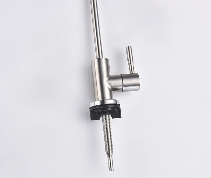 Drinking Water Faucet Brushed Stainless Steel, Kitchen Water Purifier Faucet for Non-Air Gap Reverse Osmosis Water Filtration System