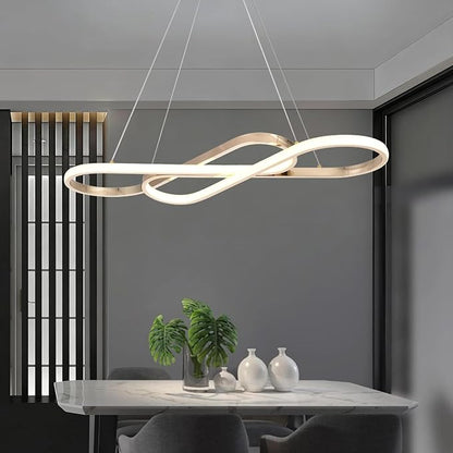 Modern LED Chandelier Dimmable Chandeliers for Foyer