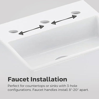 Pfister Capistrano Bathroom Sink Faucet, 8-Inch Widespread, 2-Handle, 3-Hole, NSF Certified, Spot Defense Brushed Nickel Finish, LF049CSOGS | (Pack of 3)