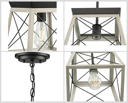 Progress Lighting Briarwood Collection 1-Light Coastal Mini-Pendant Light Graphite, Black