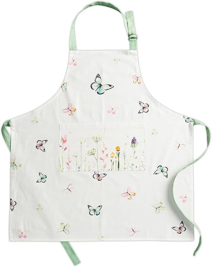 Maison d' Hermine 100% Cotton Apron for women with Pocket Kitchen Chef Apron for Men Cooking Mothers Day Gifts