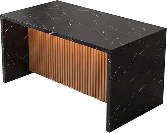 67" Kitchen Island Table, Faux Marble Top Counter Height Dining Table, 31.5" W×67" L×35.4" H, Spacious Tabletop for Meal Prep & Gatherings, Seats Up to 4, for Kitchen & Dining Room