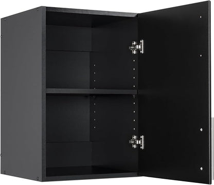 Prepac Elite 16" Stackable Wall Cabinet in Black