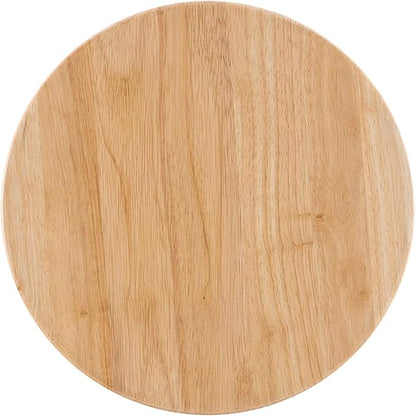 Linon Natural Barstool with Round Seat, 24-Inch