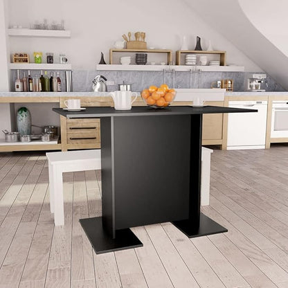 Chipboard Dining Table Sleek Modern Minimalist Home Kitchen Dinner Table Multifuntional Table for Living Room, Dining Room, Home Office 43.3" x 23.6" x 29.5"