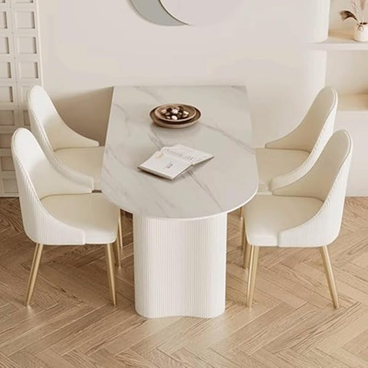 Restaurant Table Dinner Table Slate Island Dining Table Modern Simple Dining Table Cream Style Home Dining Table Party Table Negotiation Table Rustic Farmhouse Dining Table (Size : S:120 * 80 * 75cm)