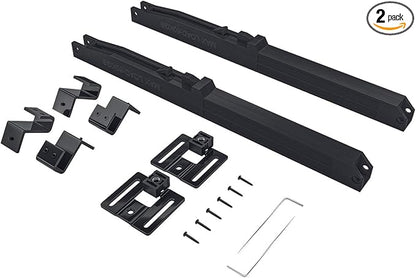 SMARTSTANDARD Barn Door Soft Close Kit, Matching 88-132 Pounds Single Door, Equipped with Spring Buffer Damper, Upgrade Hole-Free Version, 2PCS