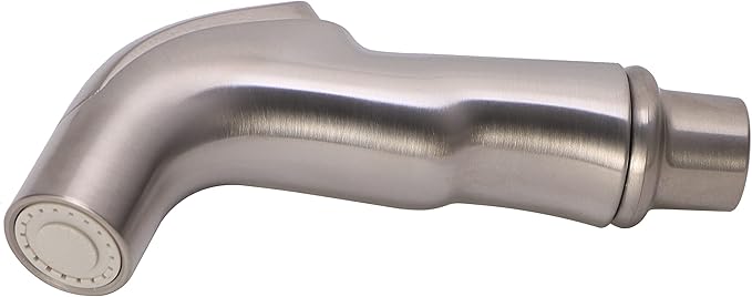 Universal Fit Sink Spray Attachment, Kitchen Side Sprayer Head, Pull Out Spray Head, Faucet Sprayer Replacement for Delta, Moen, Kolher and Other OEM Brands, Brushed Nickel Finish, Ergonomic Design
