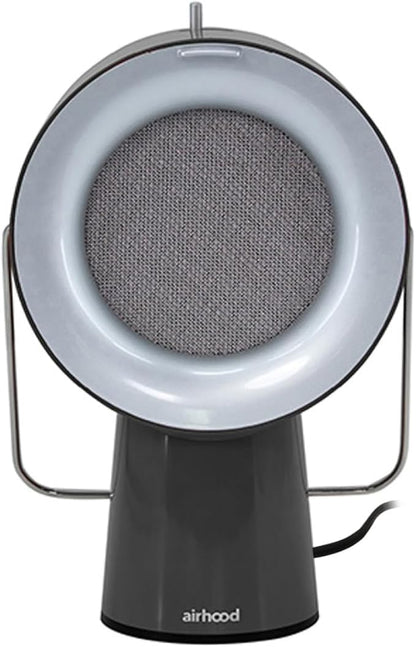 AirHood Wired Range Hood | Portable Kitchen Exhaust Fan with 2 Activated Charcoal Air Filter & Stainless-steel Oil Filter | Easy to Clean - Ideal for Indoor Cooktop Use (Space Black)