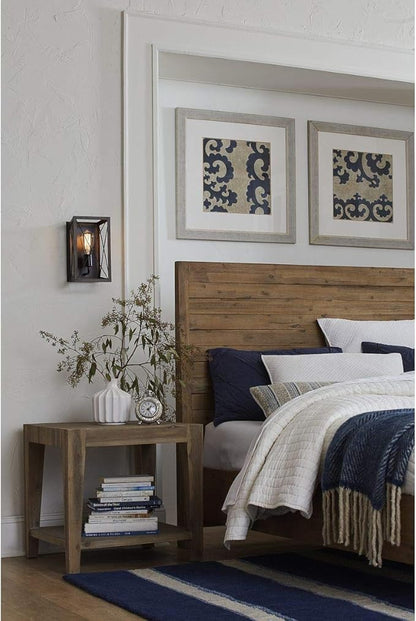 Progress Lighting P710012-020 Briarwood Antique Bronze One-Light Wall Sconce, Architectural