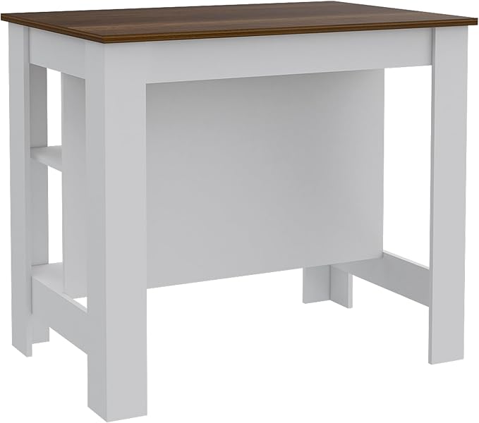 GOWE Brooklyn Kitchen Island, Three Concealed Shelves