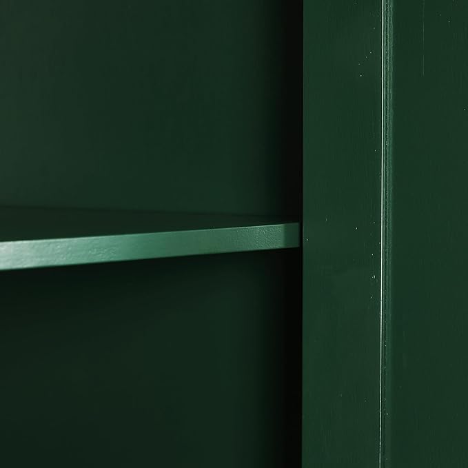 Casaphoria Kitchen Pantry Cabinet, 67" Tall Freestanding Kitchen Cabinet with 8 Adjustable Shelves, 56" W Storage Cabinet for Kitchen Pantry Organization (Green, Double)