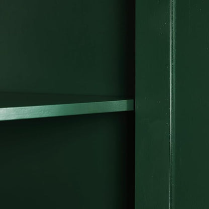 Casaphoria Kitchen Pantry Cabinet, 67" Tall Freestanding Kitchen Cabinet with 8 Adjustable Shelves, 56" W Storage Cabinet for Kitchen Pantry Organization (Green, Double)