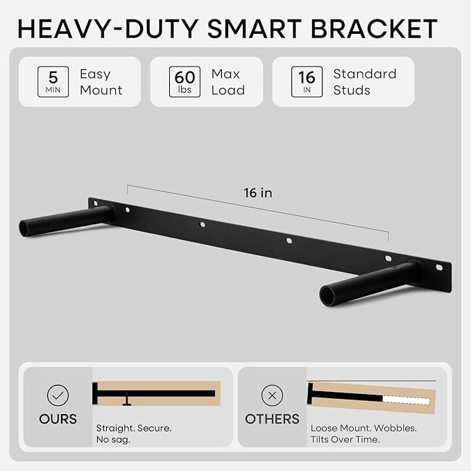 Homeforia Classic Walnut 30 inch Floating Shelf, High End Solid Real Wood Small 30inch Floating Shelves for Wall Mounted, 30in Floating Shelves, Heavy Duty Bracket, 30 X 6.5 X 1.75 inches, Set of 2