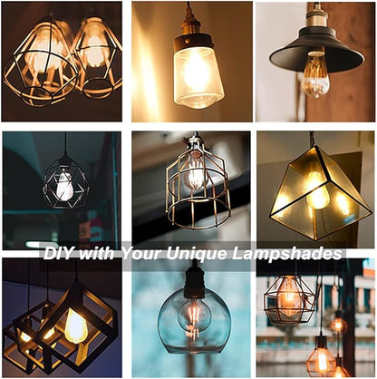 jose2015 3Pcs Pendant Lighting Ceiling Pendant Light Fitting Kits Cord E26 Socket Black Pendant Light Fixtures for Kitchen Isand Bar Cafe. (Black)