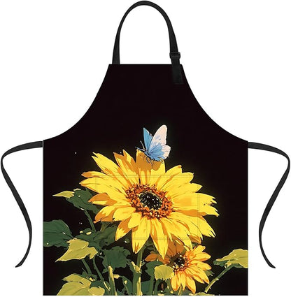 Apron Adjustable Waterproof with Two Deep Pockets Wowen men for Summer BBQ Pool Parties & Resorts