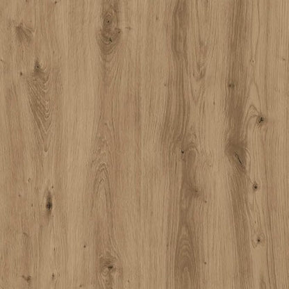 Artisan Oak Square Bistro Table 23.6 x 23.6 in Matte Brown Engineered Wood Small Dining Table with Moisture-Resistant Surface Easy Assembly for Kitchen Dining Room Office