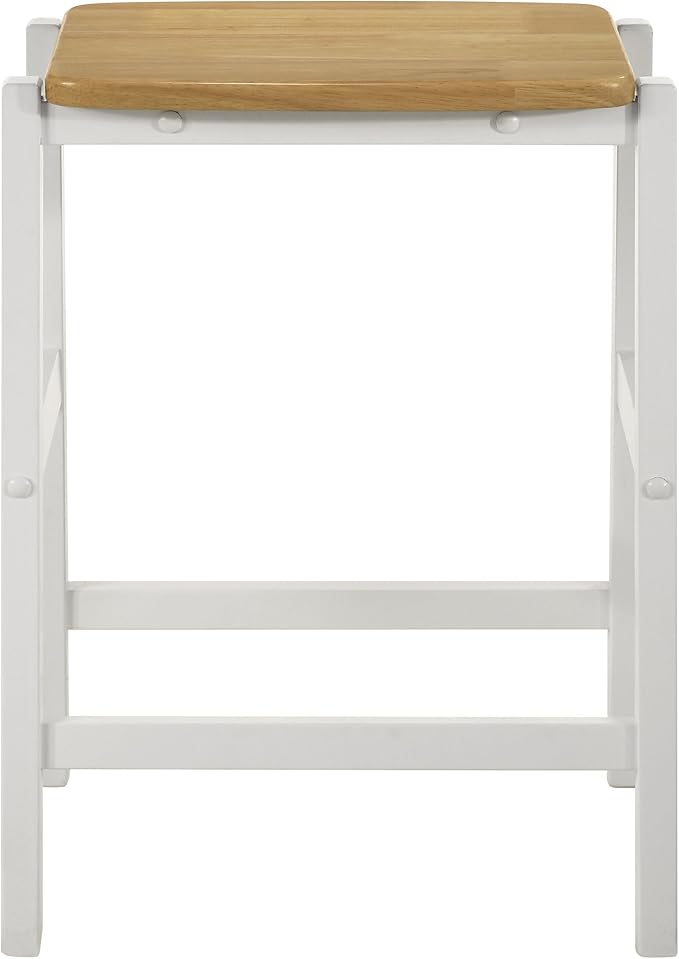 Coaster Home Furnishings Edgeworth 3-Piece Kitchen Island Counter Table Set White 122246-S3