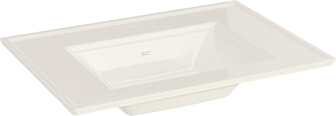 American Standard Town Square S Vanity Top- Center Hole Only in Linen