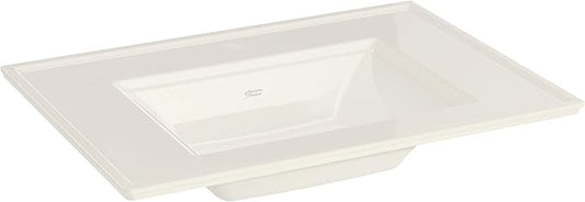 American Standard Town Square S Vanity Top- Center Hole Only in Linen