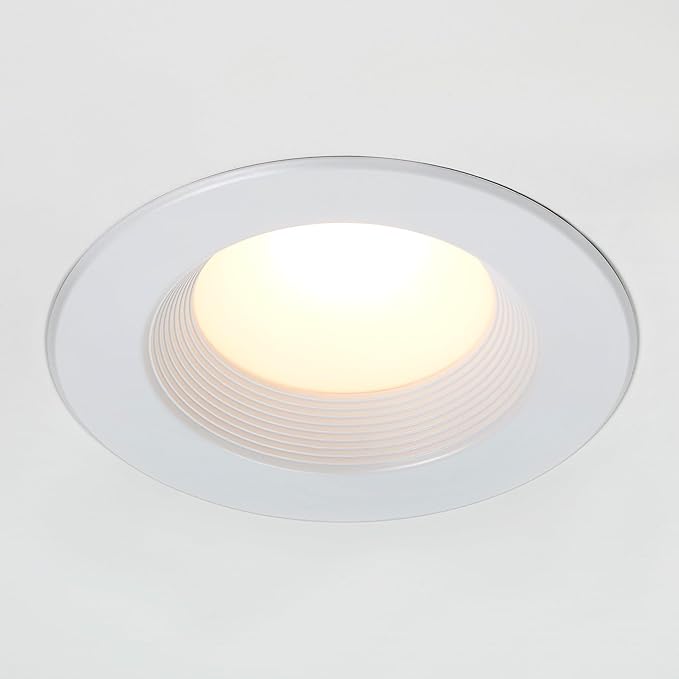Maxxima 4" 5 CCT Retrofit Recessed LED Downlight - E-26 Quick Connect, Color Selectable 2700K-5000K (2700K/3000K/3500K/4000K/5000K), Dimmable Retrofit, 900 Lumens, Damp Rated for Kitchens - 12 Pack
