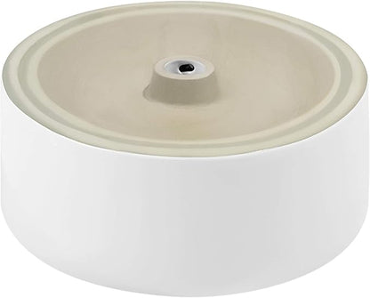 Swiss Madison Plaisir Ceramic Porcelain Round Vessel Vanity Art Basin Bathroom Sink …